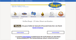 Desktop Screenshot of haupt-hydraulik.com